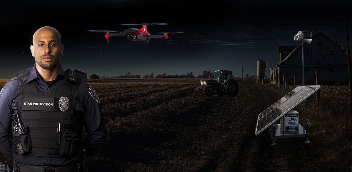 Continuous Monitoring and Drones For Nighttime Farm Security