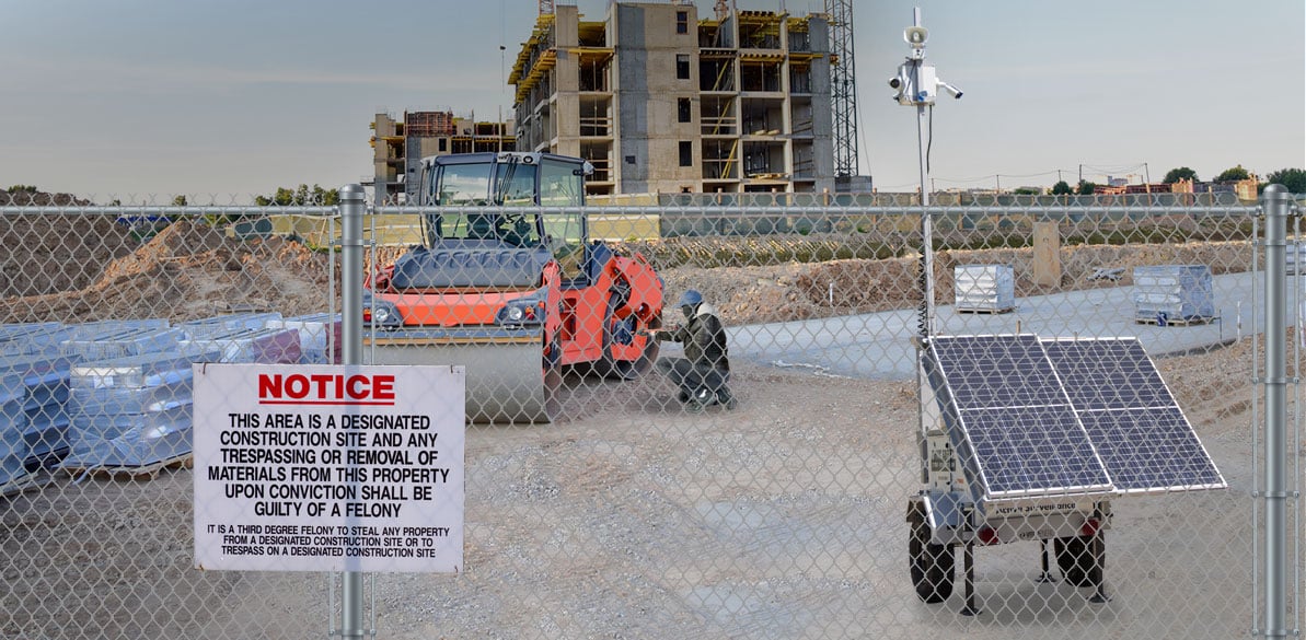 mobile surveillance for construction sites