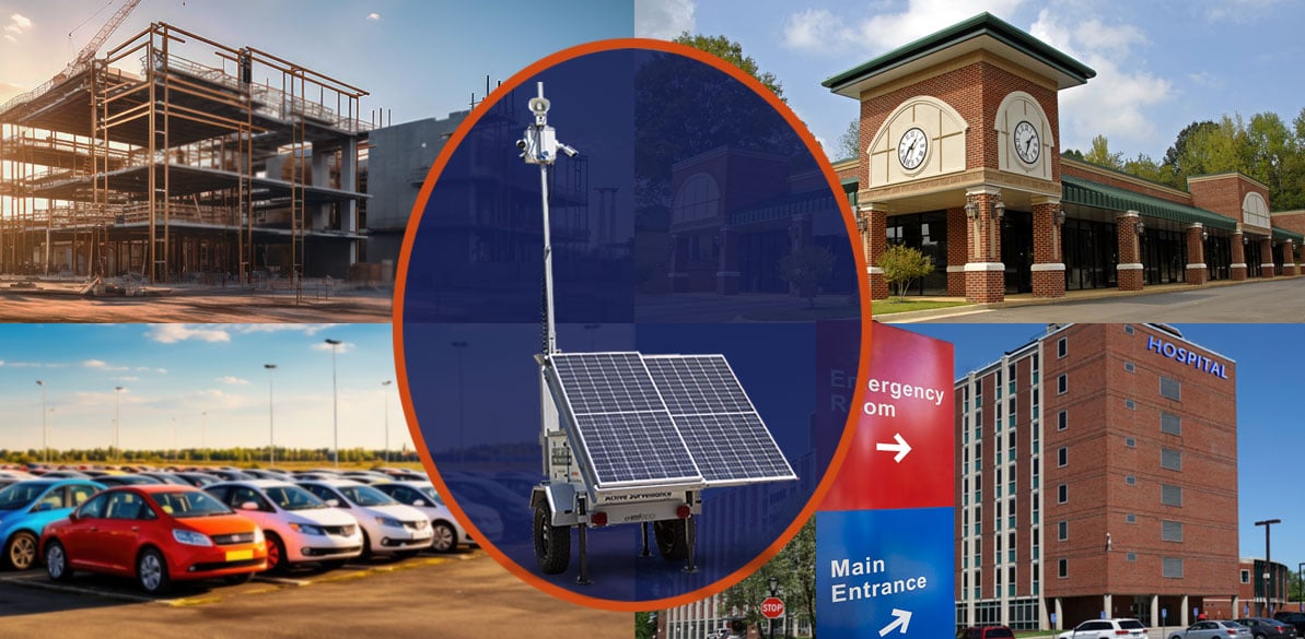 Security camera towers